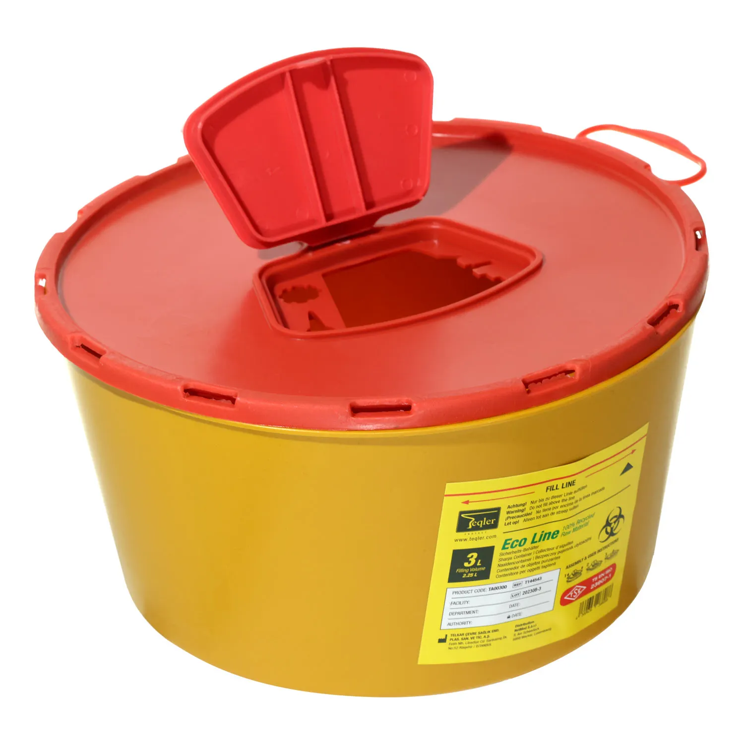 Teqler Eco Line Kanülensammler 3 Liter