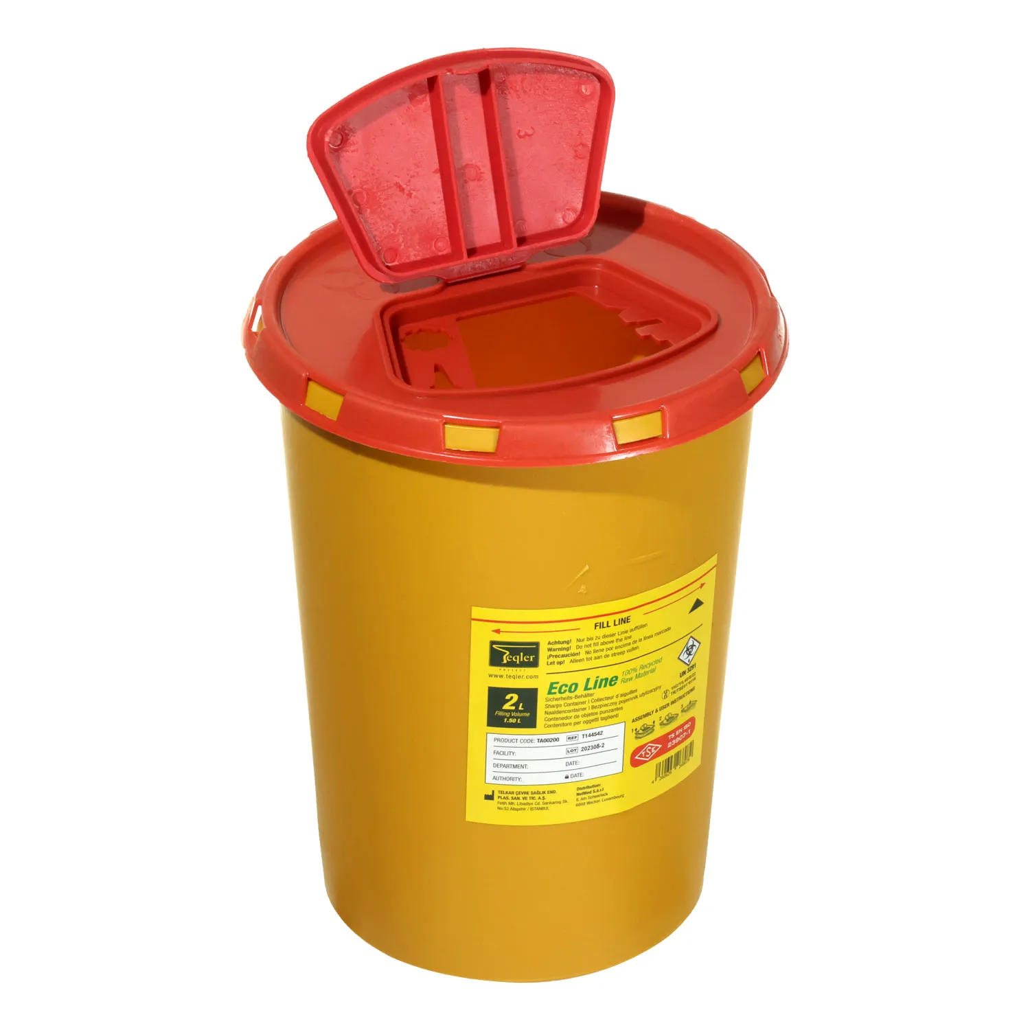 Teqler Eco Line Kanülensammler 2 Liter