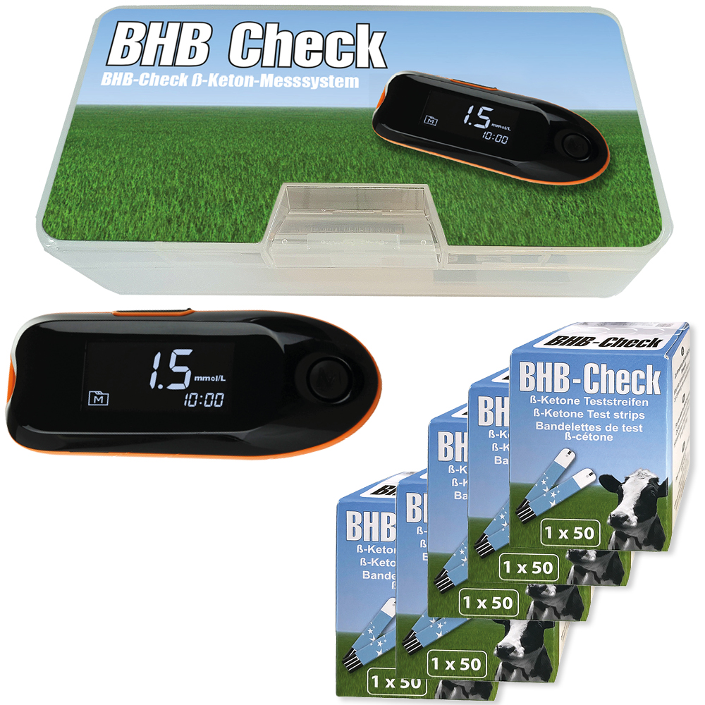 BHB-Check Keton Messgerät + 250 Teststreifen