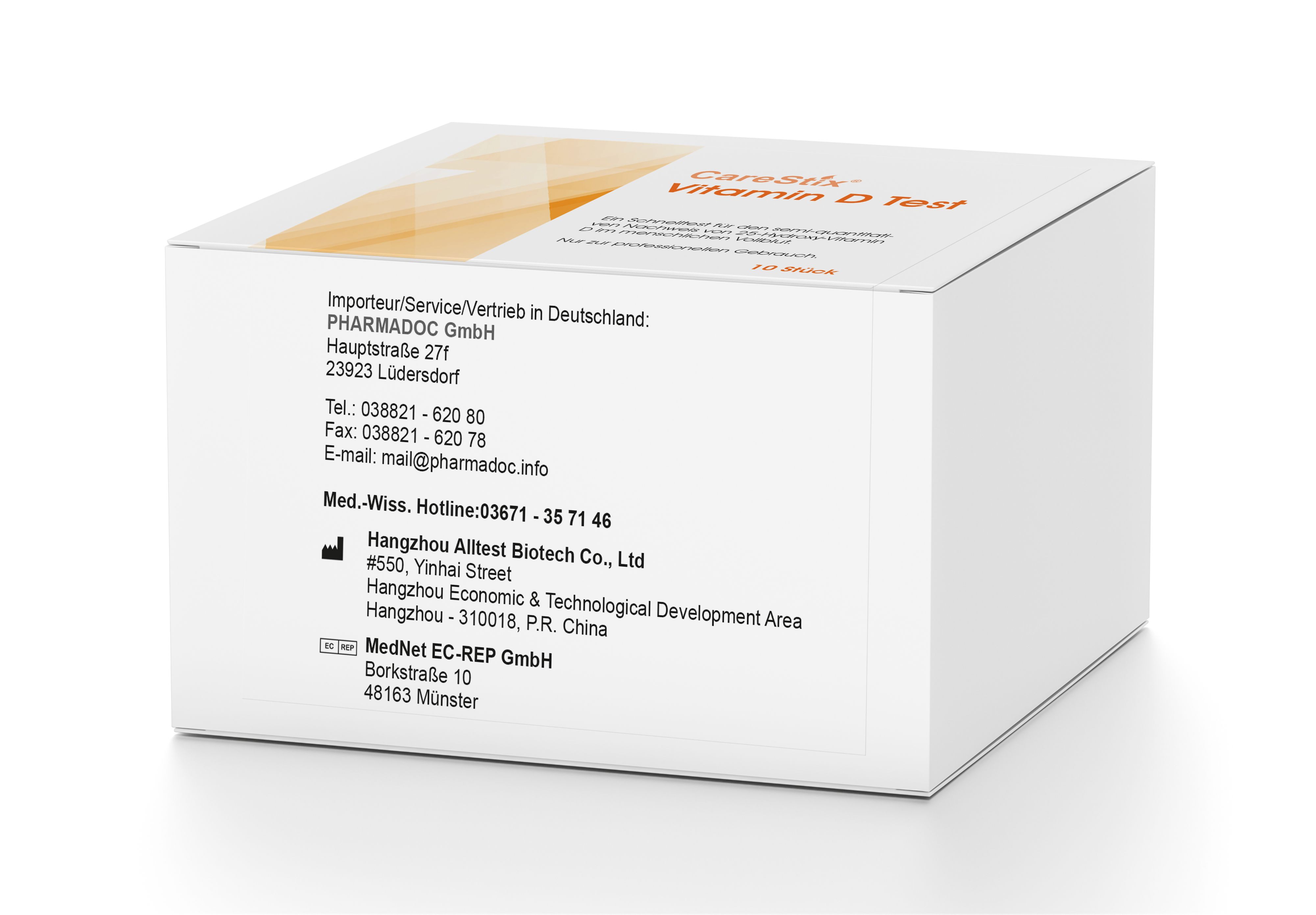 CareStix Vitamin D Teste, 10 Stück