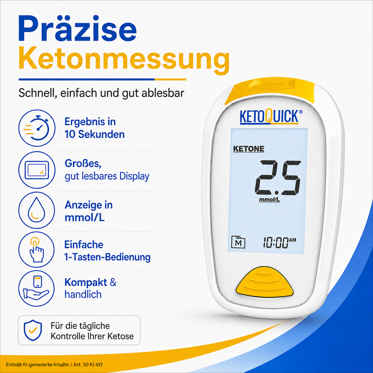 KetoQuick Kombiset mit 60 Teststreifen