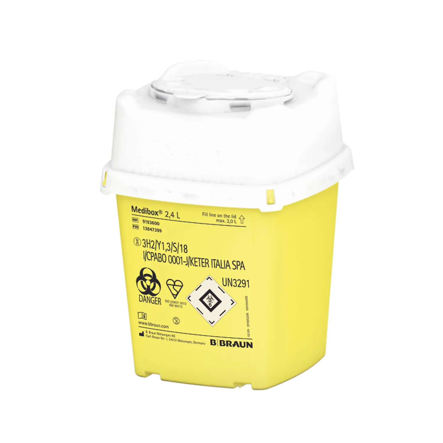 B. Braun Medibox Entsorgungsbehälter 2,4 Liter