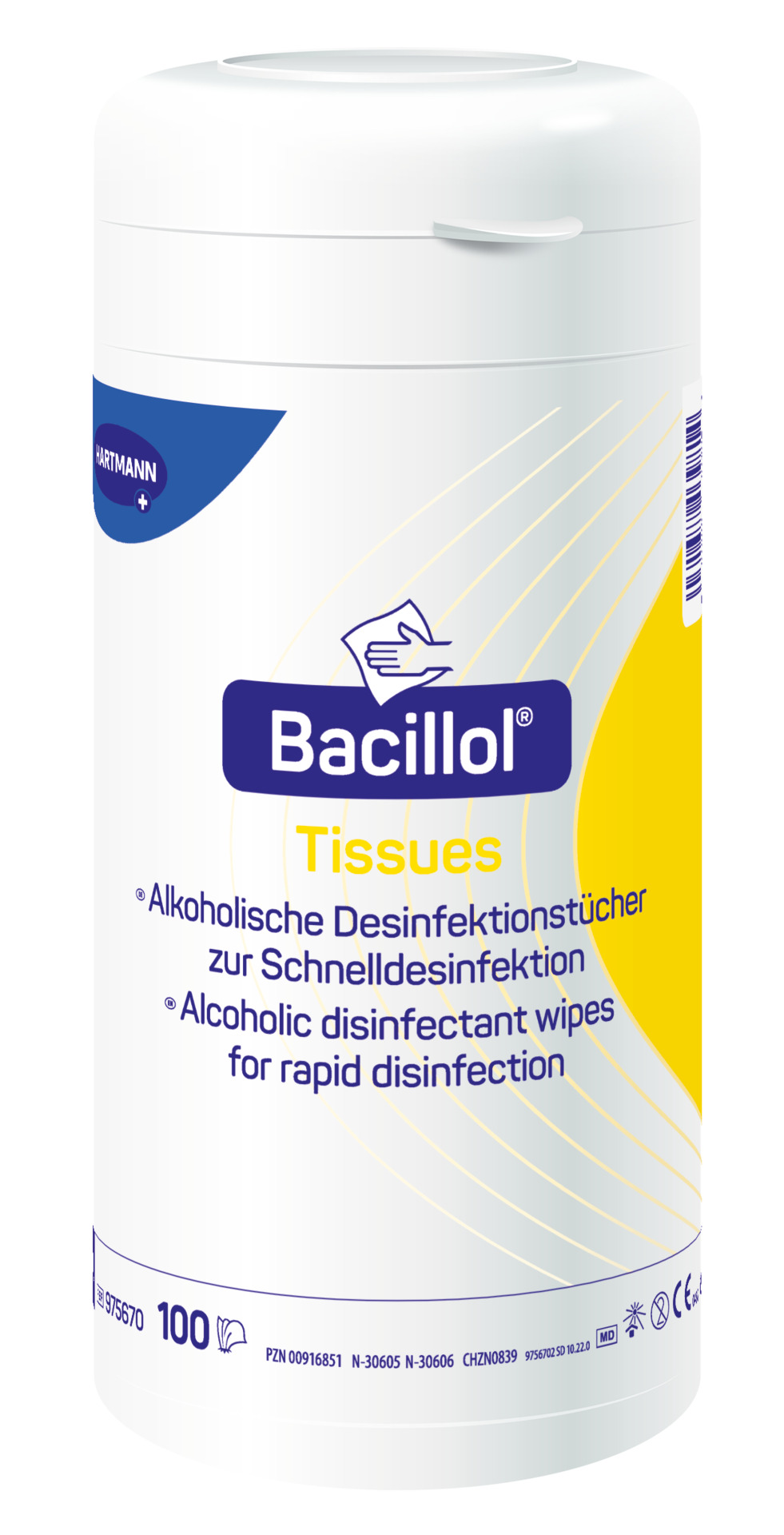 Bacillol Tissues, Spenderdose 100 Tücher