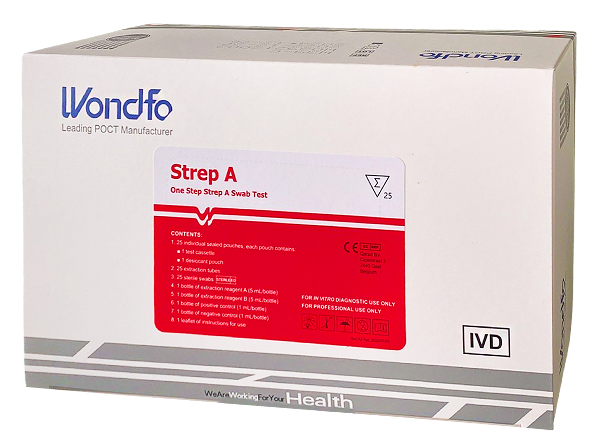 Strep A Teste, 25 Stück