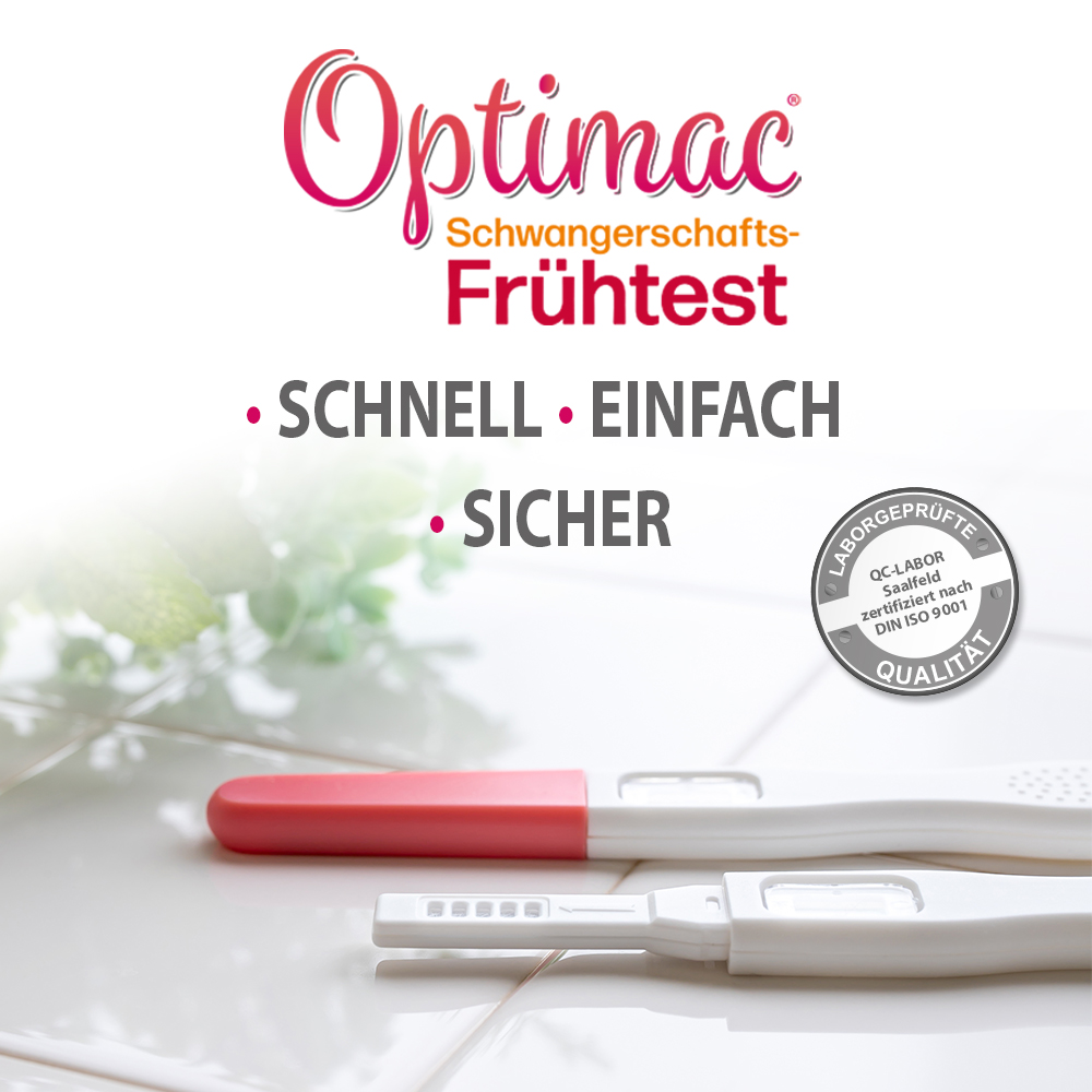 Optimac Schwangerschafts-Frühtest, 1 Stück
